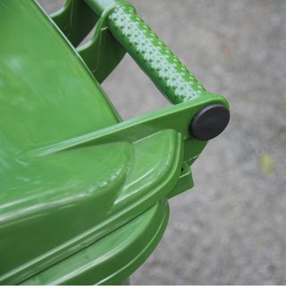 KLEANZY ถังขยะเทศบาลฝาสวิงทรงเหลี่ยม 120 ลิตร รุ่น TG51804H-GN ขนาด 57x46x93-106 ซม. สีเขียว (ขยะเปียก) 1/4