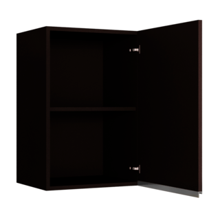 MJ ตู้แขวนบานเปิดเดี่ยว รุ่น X-W6040X-DC สีดาร์กช็อค