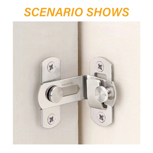 TORSTEN กลอนสับสแตนเลส 4”(90องศา) รุ่น GACGBX-004SS สีสเตนเลส