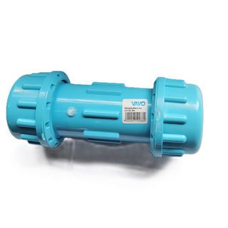VAVO ข้อต่อยูเนี่ยนซีลยาง หนา 1 นิ้ว(25)  สีฟ้า