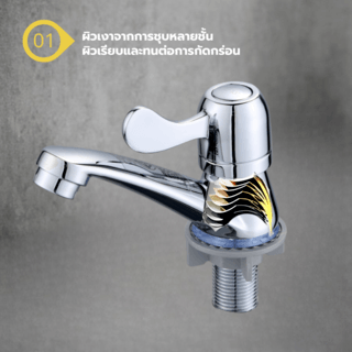 Iris ก๊อกอ่างล้างหน้า รุ่น โนว่า 703-6