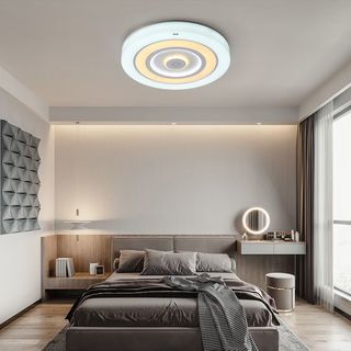 EILON โคมไฟเพดาน LED Smart Bluetooth RGB 2x35W รุ่น LYX013 ปรับได้ 3 แสง พร้อมรีโมท