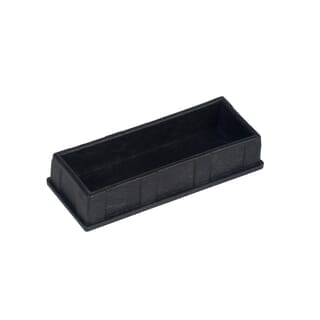 WELLINGTAN ฝาปิดกล่องอะลูมิเนียม TALU5020 5x2x0.7ซม. สีดำ