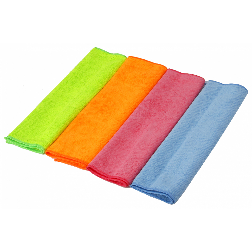 ICLEAN ชุดผ้าเช็ดไมโครไฟเบอร์อเนกประสงค์ (4ชิ้น) รุ่น TG59733D ขนาด 40x35 ซม. คละสี