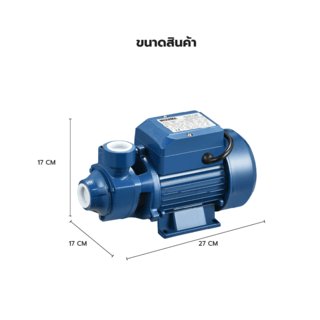 MIZUMA ปั้มหอยโข่ง 0.5Hp 370W รุ่น QB60