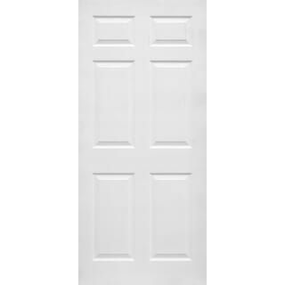 HOLZTUR ประตู HDF บานทึบ 6ฟัก  HDF-006  90x200ซม. สีขาวลายไม้