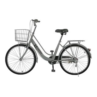  FORTEM จักรยานแม่บ้านตะกร้าเหล็ก รุ่นDAWN-06 ขนาด 24นิ้ว สีเทา