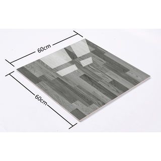 MARBELLA 60x60 กระเบื้องปูพื้นลายไม้ รุ่น สกายไลน์ - เกรย์ T203066(4P) (Gloss)