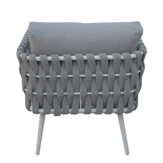 SUMMER SETเก้าอี้ outdoor อลูมิเนียม Lipe ขนาด 78x72x69 ซม. สีเทาอ่อน