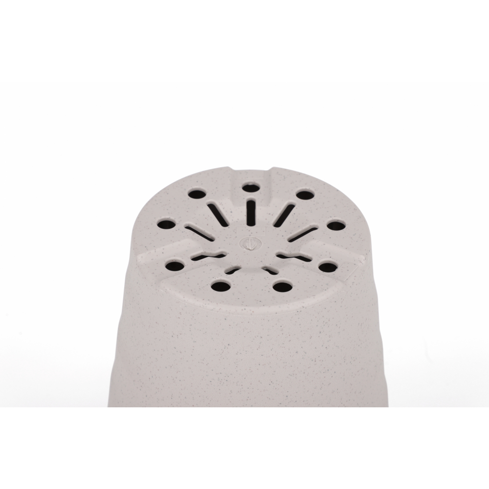 Tree‘O กระถางต้นไม้ทรงกลม รุ่น6PY009-WH ขนาด15x16ซม. (6นิ้ว)  สีขาว