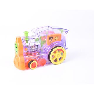 TOYS ชุดของเล่นรถไฟโดมิโน่อัตโนมัติ#7012S ขนาด (32.5x8x23 ซม.)