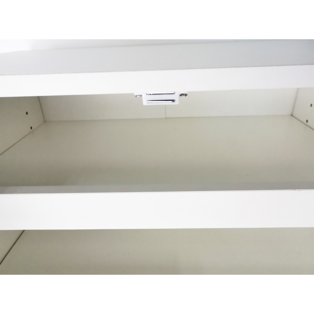 Delicato ตู้วางรองเท้า แบบปรับได้ XG001 60×35×120ซม. สีขาว