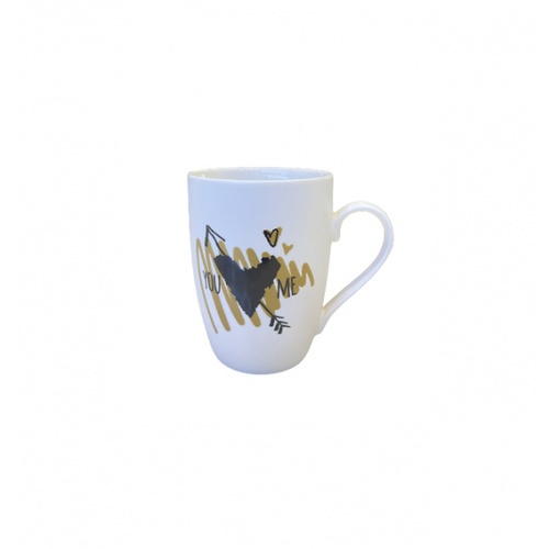 AILO แก้วเซรามิค 8 ซม. 350 มล. SNOW-07 สีขาว