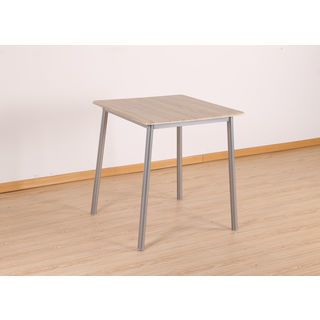 Delicato ชุดโต๊ะอาหาร 2 ที่นั่ง รุ่น B01065 โต๊ะ:70X70X76.5ซม. เก้าอี้:41X45.5X84.5ซม. สีน้ำตาลอ่อน