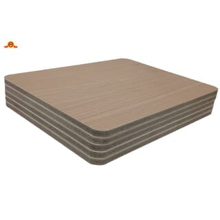 GREAT WOOD แผ่นลามิเนตปิดผิว HPL สีไม้หวูโถง รุ่น YJ-9689-8 ขนาด122*280*0.8 ซม.