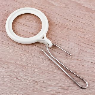 DAVINCI ตะขอเกี่ยวผ้าม่าน รุ่น Kira (10 ชิ้น/แพ็ค) ขนาด 6.8x2.1x0.20 ซม. สีเงิน