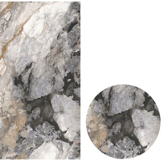 La Arezza กระเบื้องพอร์ซเลน 75X150  ซม. รุ่น Luxura  elite marble  (TMA715906L) High-glossy Random (2pcs /box  2.25 sqm)