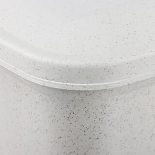 Kleanzy ถังขยะเหยียบเหลี่ยมทรงแคบ 6.5 ลิตร ขนาด 16x25.5x31 ซม. รุ่น TG50720 สีครีม