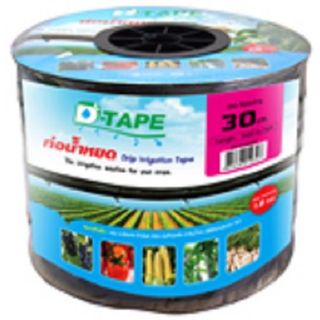 Super Products D Tape เทปกลม 30 ซม. 500ม.-2ลิตร/ชม./หัวน้ำหยด