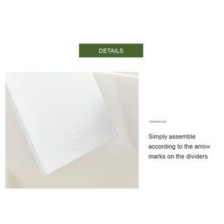 SMITH กล่องเก็บของอเนกระสงค์บนโต๊ะ NORI-DNC01 ขนาด 18.8x26.5x18.0 ซม. สีขาว