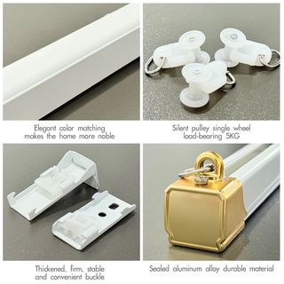 DAVINCI รางผ้าม่านสำเร็จรูป รุ่น Liona ขนาด150 ซม. สีขาว