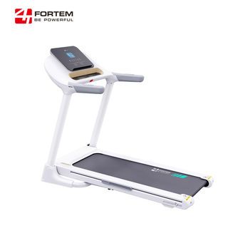 FORTEM ลู่วิ่งไฟฟ้าแบบพับได้ 1 แรงม้า(Peak 3.5) รุ่น XANTHONE ขนาด 79x151x125 ซม. สีขาว  