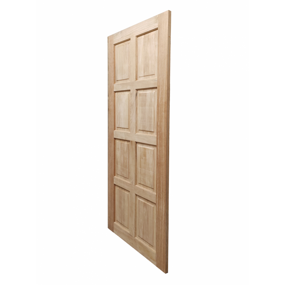 GREATWOOD ประตูไม้มะฮอกกานี บานทึบ 8ฟัก 80x200ซม.