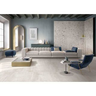 La Arezza กระเบื้องพอร์ซเลน 60X60  Lofta  อิมเพลชชั่น เกรย์  G6007 Matt(4P) Random