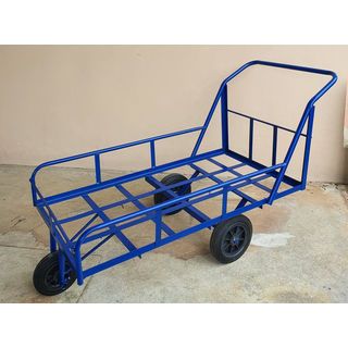 รถเข็นถังน้ำ 10 ปี๊ป ขนาด 60 x 120 ซม. ล้อไนล่อนล้อหน้า 8” ล้อหลัง 10”