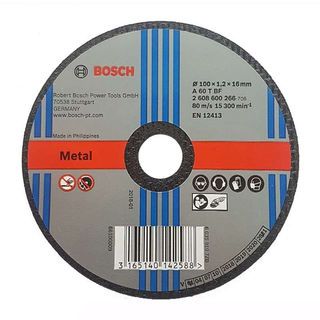BOSCH ใบตัดเหล็ก 4 นิ้ว100x1.2x16mm. (A60T 2G) #266