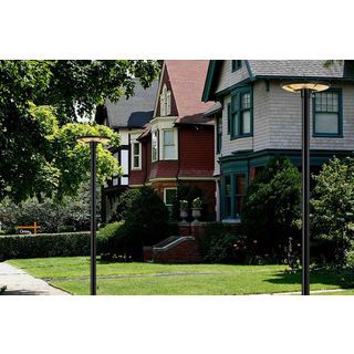 EILON เสาไฟสนาม 2ท่อน พร้อมฐาน  ETYN-LDG-ZL2M สูง2เมตร  สีดำ