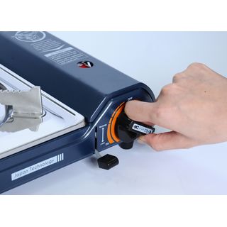 FIGTHER เตาพกพา NAVY สีน้ำเงิน