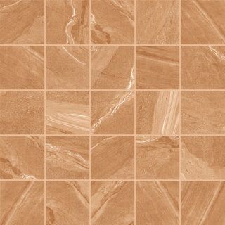 Marbella กระเบื้องเซรามิคปูพื้น 16x16 นิ้ว รุ่น Stone brown ZY-Z03 Matt Flat (12P)