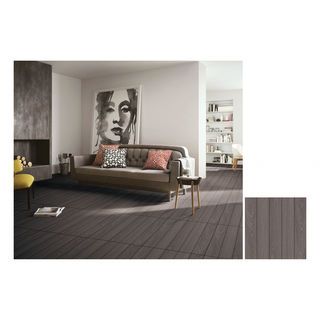 Marbella 60x60 กระเบื้องเซรามิคปูพื้น รุ่น ละแนง  วูด เทา RW667178B(4P).A (Matt)