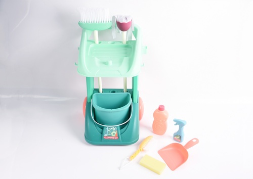 TOYS ของเล่นชุดรถเข็นชุดอุปกรณ์ทำความสะอาด#XG2-29B ขนาด(30x20x44ซม.)
