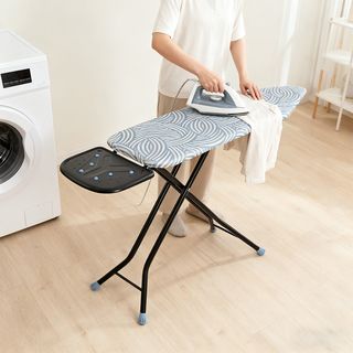 SAKU โต๊ะรีดผ้าแบบยืนรีด 4 ระดับ JUMBO รุ่น PRY1548HZ-25 ขนาด 38x122x90.5ซม. สีฟ้า