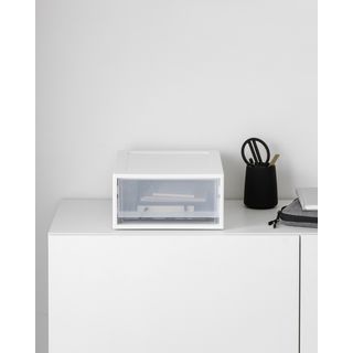 INABOX ลิ้นชักโมดูลาร์ รุ่น XL ขนาด 40x40x20.40 CM สีขาว