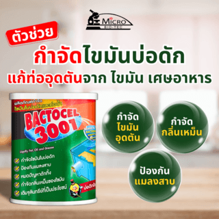BACTOCEL จุลินทรีย์ชีวภาพสลายไขมัน (ชนิดผง) รุ่น 3001 ขนาด 1000 กรัม