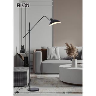 EILON โคมไฟตั้งพื้นโมเดิร์น รุ่น Zali S3028F สีดำ