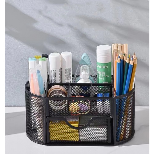 SMITH ที่วางปากกาและเครื่องเขียนลวดเคลือบ TG59905 ขนาด 22x11x10.5 ซม.สีดำ