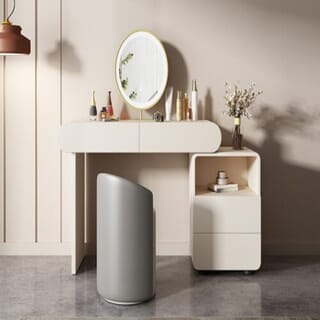 (1/2)DELICATO โต๊ะเครื่องแป้ง รุ่น NOVA ขนาด 123x42x57 ซม. สีขาว 