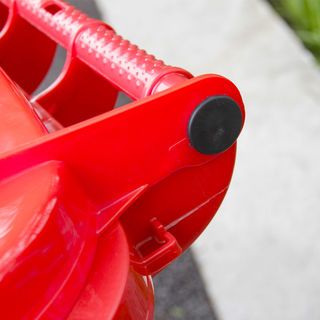 ICLEAN ถังขยะเทศบาลฝาเรียบทรงเหลี่ยม 240 ลิตร รุ่น TG51805-RE ขนาด 74x59x100 ซม. สีแดง (ขยะอันตราย) 1/4