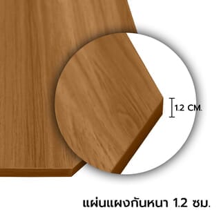 VERNO แผงกั้นโถปัสสาวะ PVC ขนาด 90x40x1.2ซม. รุ่น BP-01-2 สีน้ำตาล (1/2)