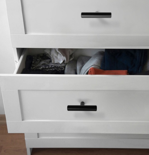 TORSTEN มือจับเฟอร์นิเจอร์อลูมิเนียมอัลลอยด์ 61x12x34 มม. รุ่น OKL005-02-BK สีดำ