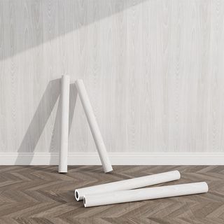 TAPIO วอลเปเปอร์ ลายไม้ รุ่นGRAINA-02 ขนาด 45x1000 ซม. สีเทา