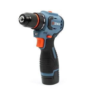 SENIX สว่านไร้สายBrushless 10มม. 16.8V(Max) รุ่นPDDS4-M-EU สีน้ำเงินดำ (พร้อมแบตเตอรี่ 2.0Ah 2ก้อน และแท่นชาร์ต1อัน)