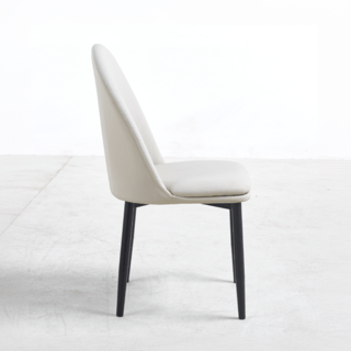 (1/2)PULITO  เก้าอี้รับประทานอาหาร รุ่่น DOTTIE-CWT ขนาด 55x50x89 ซม. สีครีม