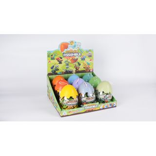 TOYS  กล่องสุ่มถอดและประกอบไข่ไดโนเสาร์ DIY  size M