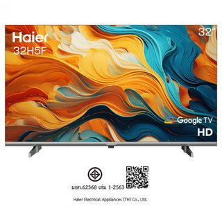 HAIER LED Google TV  ขนาด 32 นิ้ว รุ่น 32H5F สีดำ