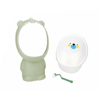 Primo Kids โถฝึกยืนฉี่หมี  รุ่น Bear UN01W สีเขียว